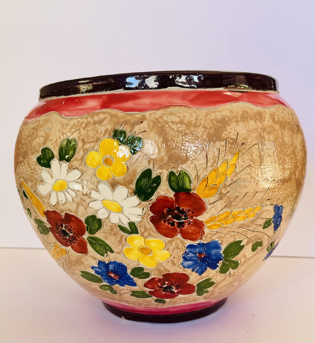 Cache pot - J MASSIER Vallauris -photo-2
